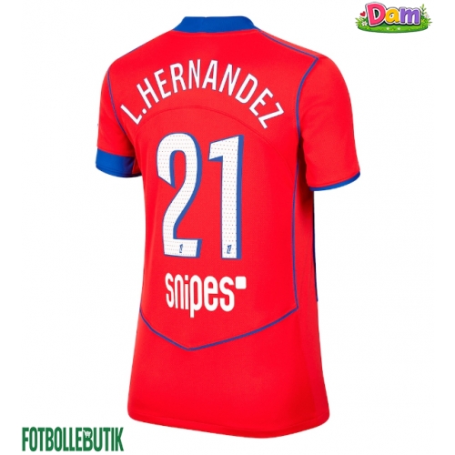 Paris Saint-Germain Lucas Hernandez #21 Tredje Tröja Kvinnor 2025-26 Kortärmad